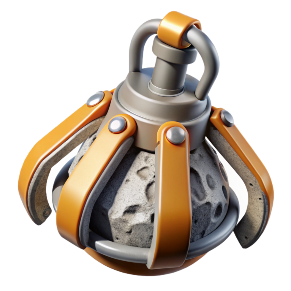 stunning creative Space Debris Removal Claw Isolated Cutout premium png