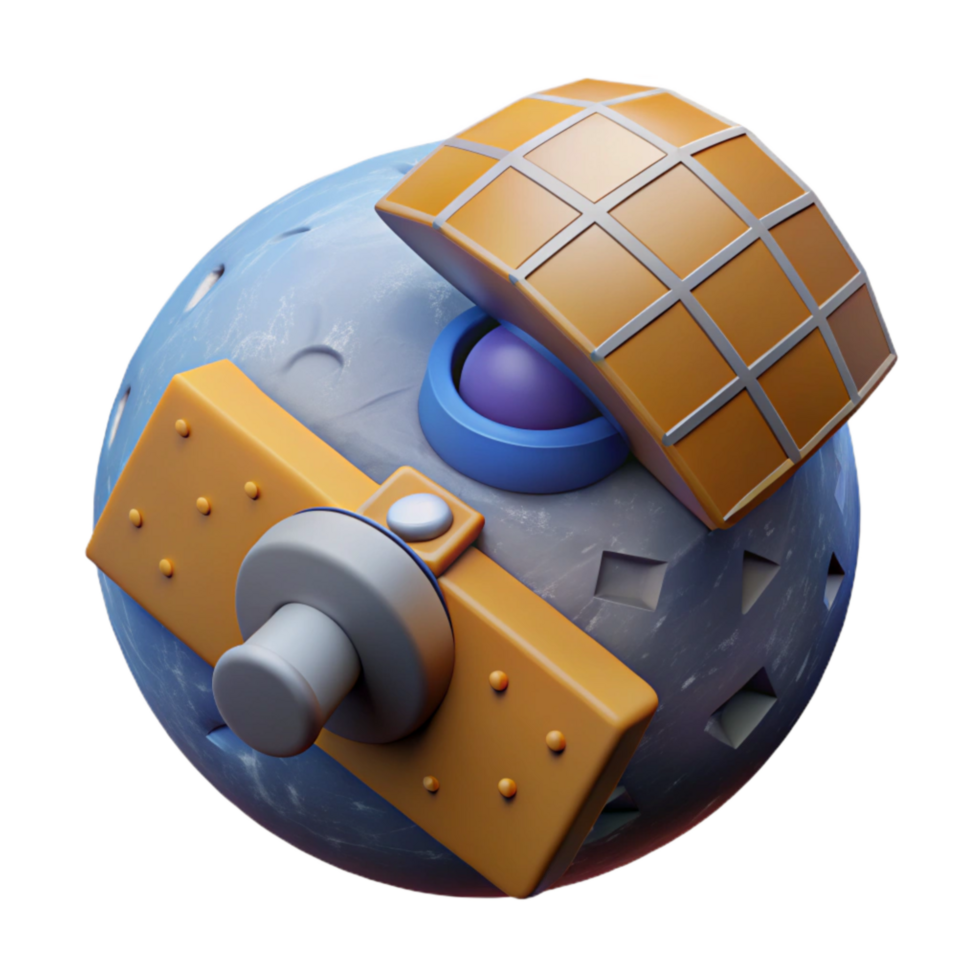 dramatic minimalist Space Debris Tracking System Cutout Graphic png