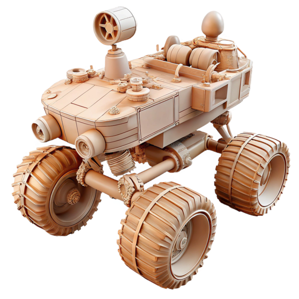 magnificent modern Space Rover Exploring Mars Transparent exclusive png