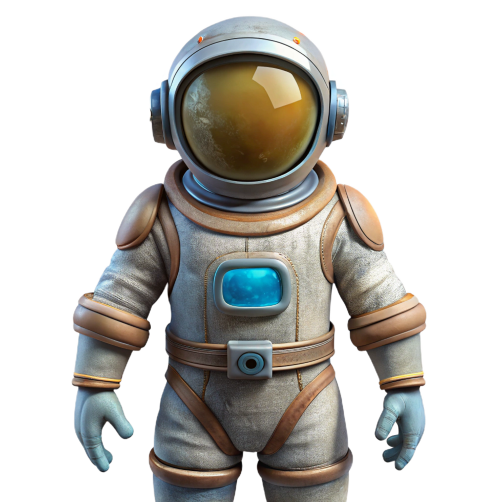 wonderful abstract Space Suit with Helmet Transparent Isolated exclusive png