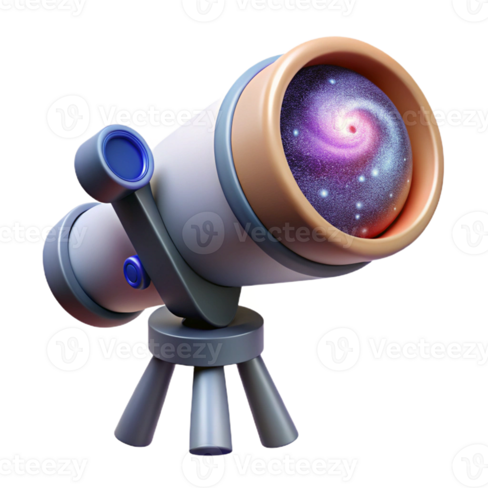 elegant contemporary Space Telescope Observing Distant Galaxy Cutout high quality png