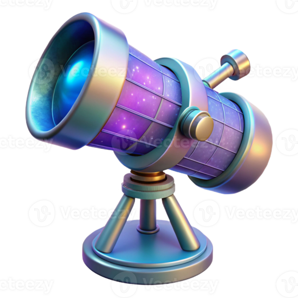 beautiful rustic Space Telescope with Cosmic Rays Transparent genuine png