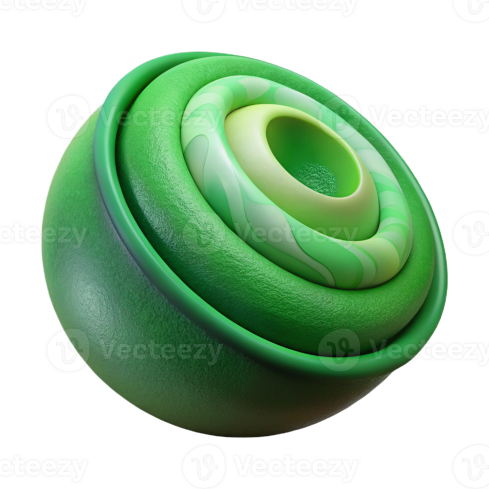 beautiful classic Space Time Curvature Gravitational Lens Effect Green Cutout exclusive png