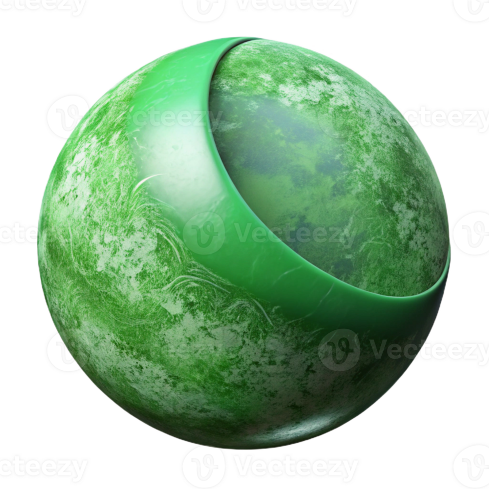 serene creative Space Time Curvature Bending Light Green Cutout authentic png