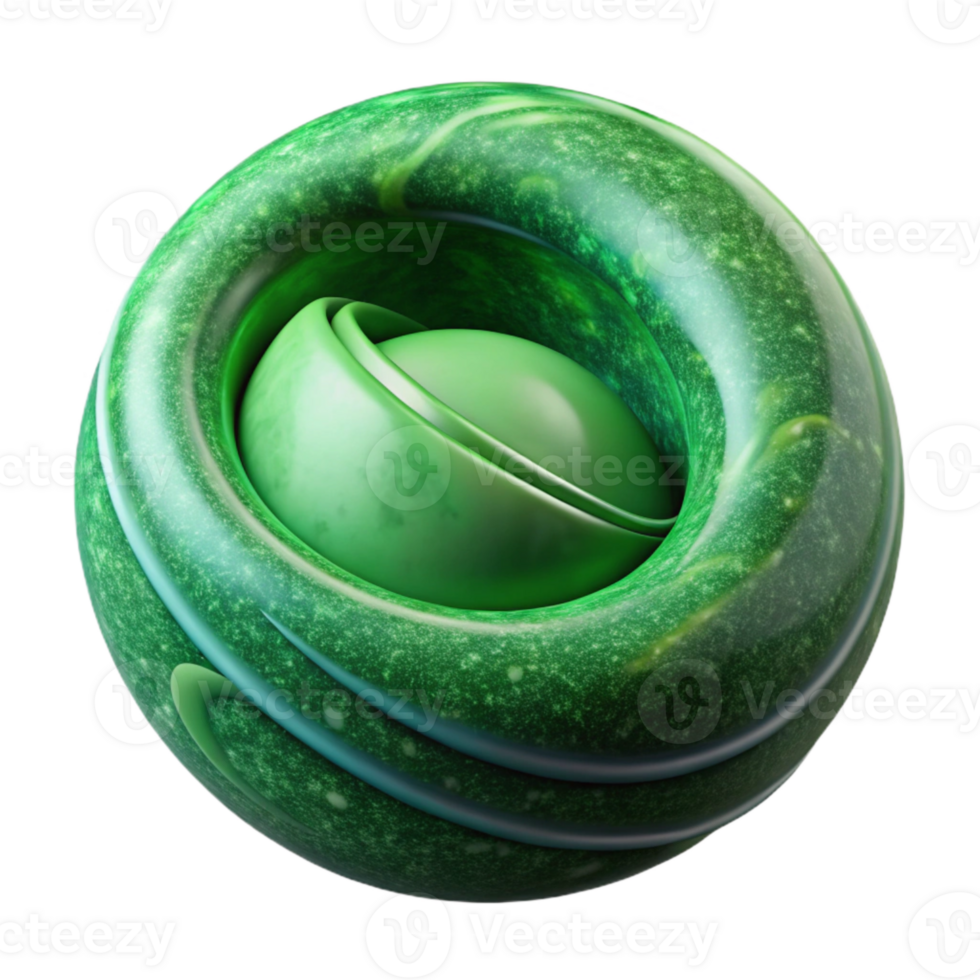 elegant modern Space Time Curvature Gravitational Lens Effect Green Cutout exclusive png