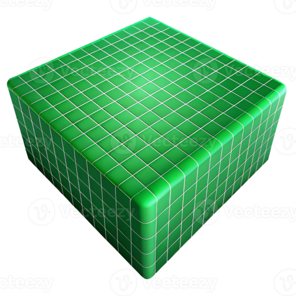 extraordinary traditional Space Time Grid Perspective Distortion Green Isolated premium png