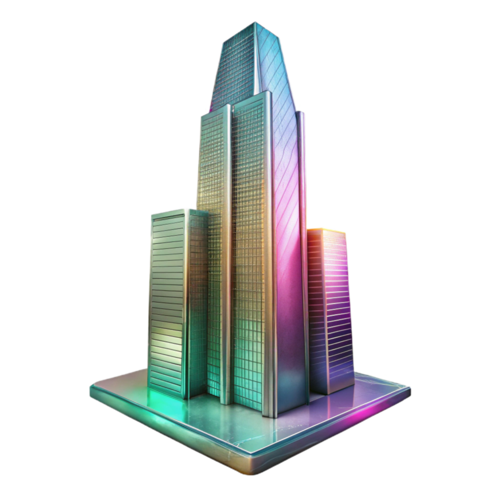 wonderful abstract Spectral Skyscraper Cutout Dramatic Perspective premium png