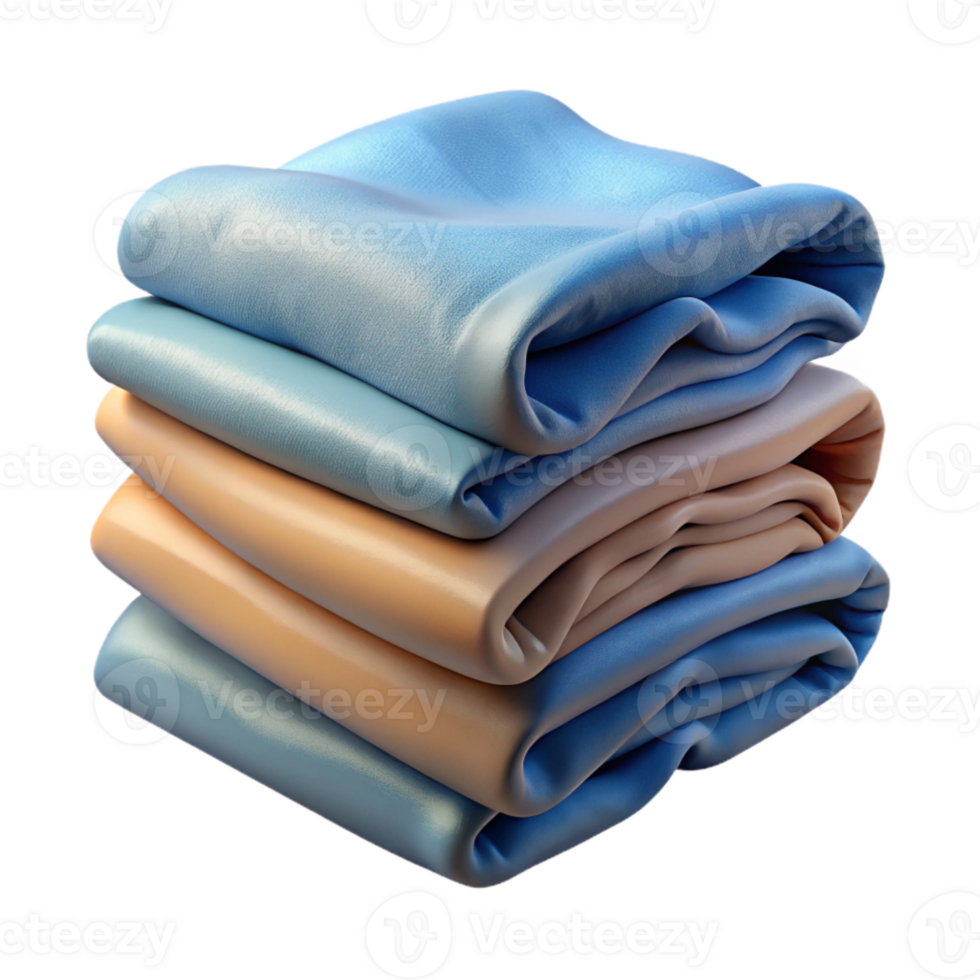 stunning abstract Stack of Folded Clothes Neutral Tones png