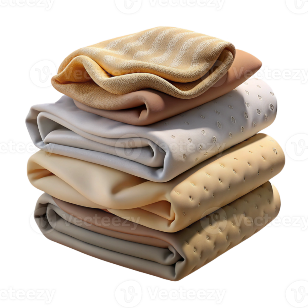 wonderful traditional Stack of Folded Clothes Neutral Tones genuine png