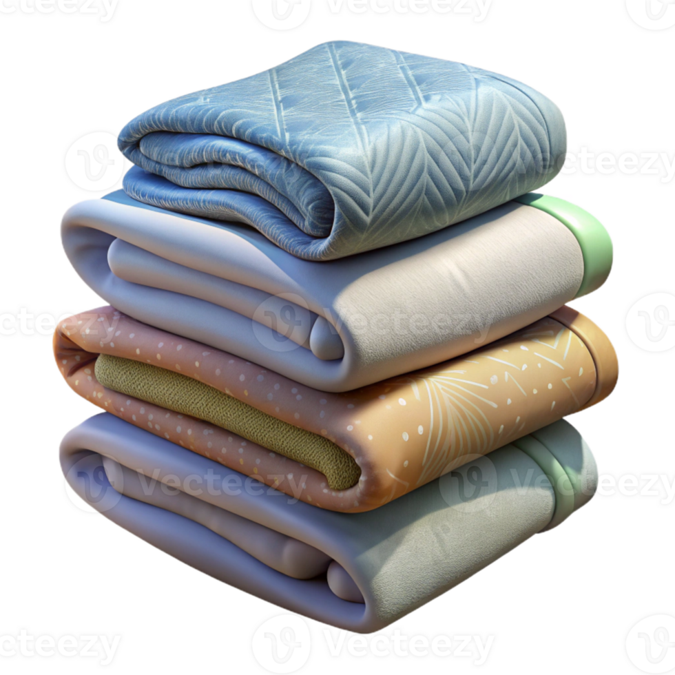 dramatic modern Stack of Folded Clothes Neutral Tones premium png