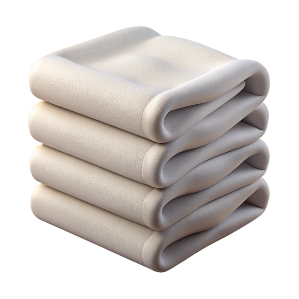extraordinary modern Stack of White Towels Folded Neatly Cutout Element high quality png