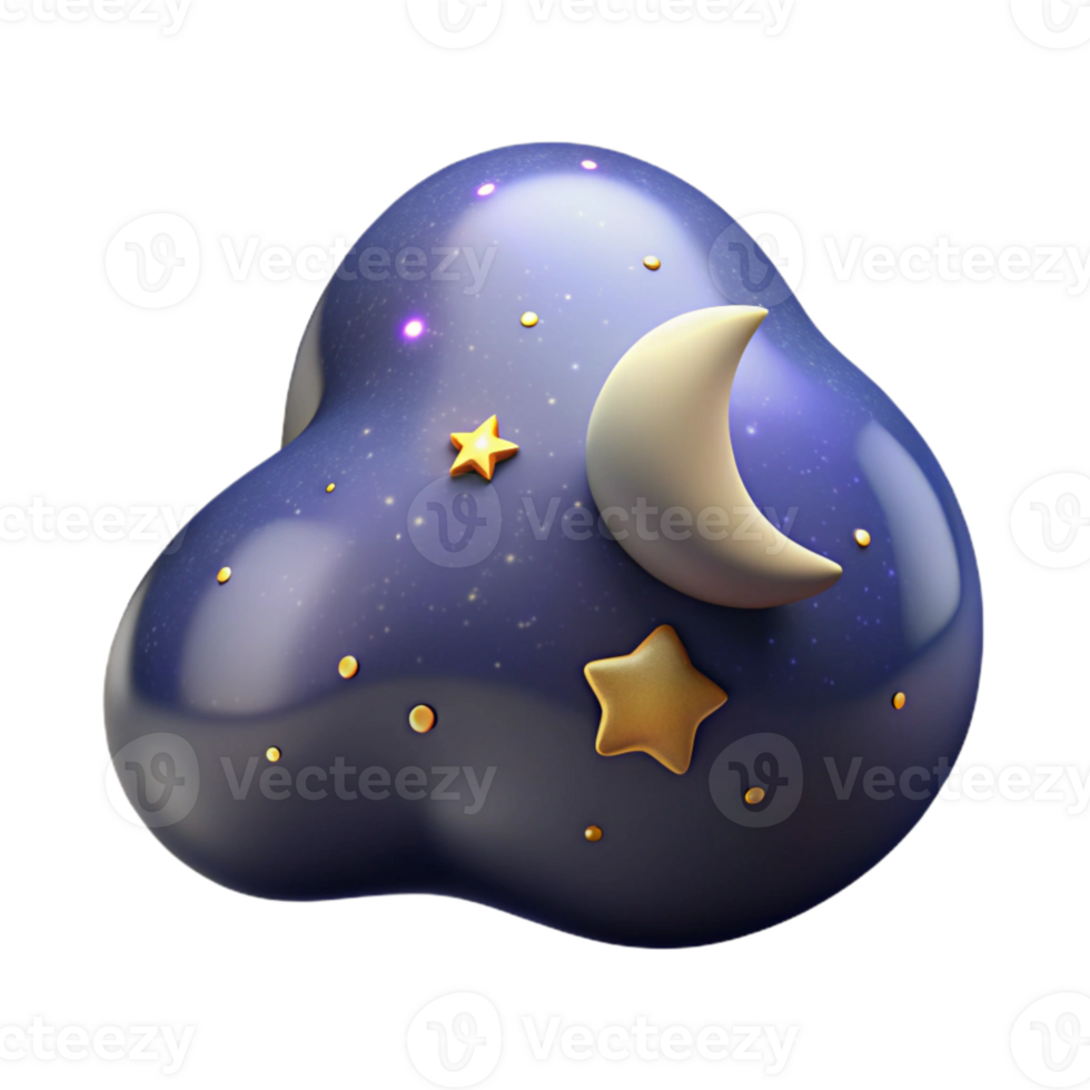 dramatic minimalist Starry Night Sky Time Lapse Transparent Background professional png