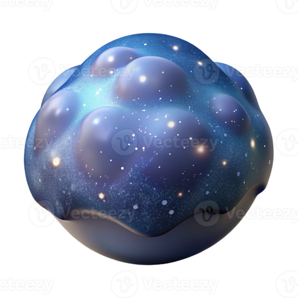 vibrant artistic Starry Night Sky with Milky Way Transparent Background png