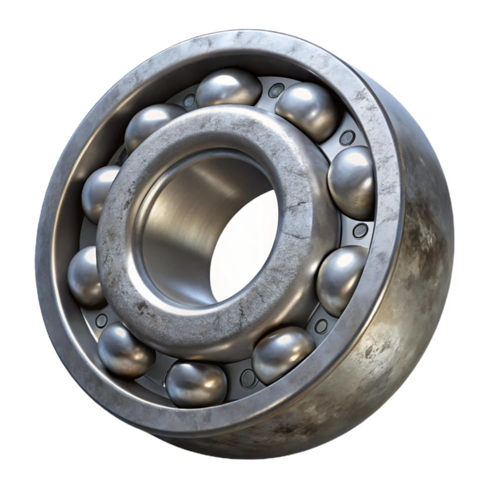 stunning minimalist Steel Ball Bearing Rolling Upwards Isolated authentic png