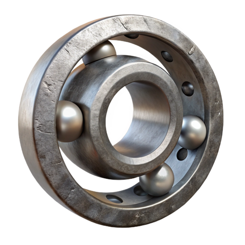 beautiful abstract Steel Ball Bearing Suspended in Equilibrium Transparent png