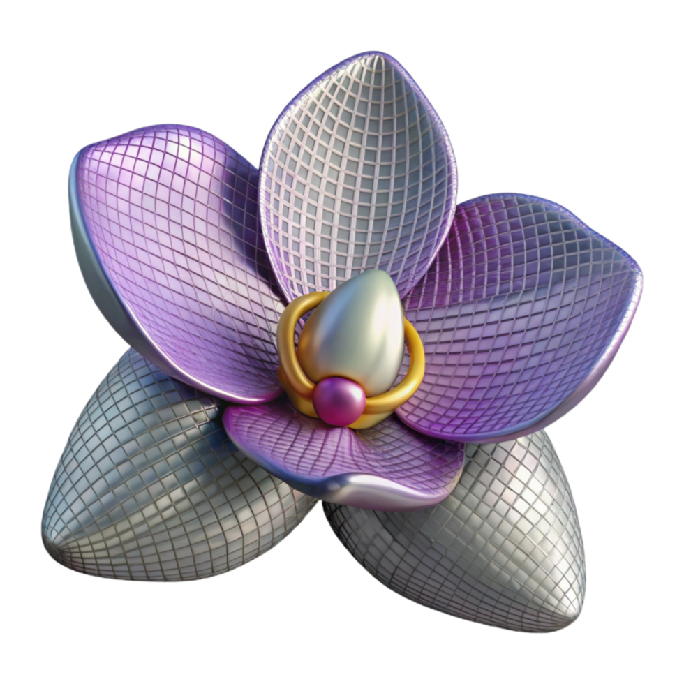 vibrant abstract Steel Mesh with Vibrant Orchid Transparent Background professional png