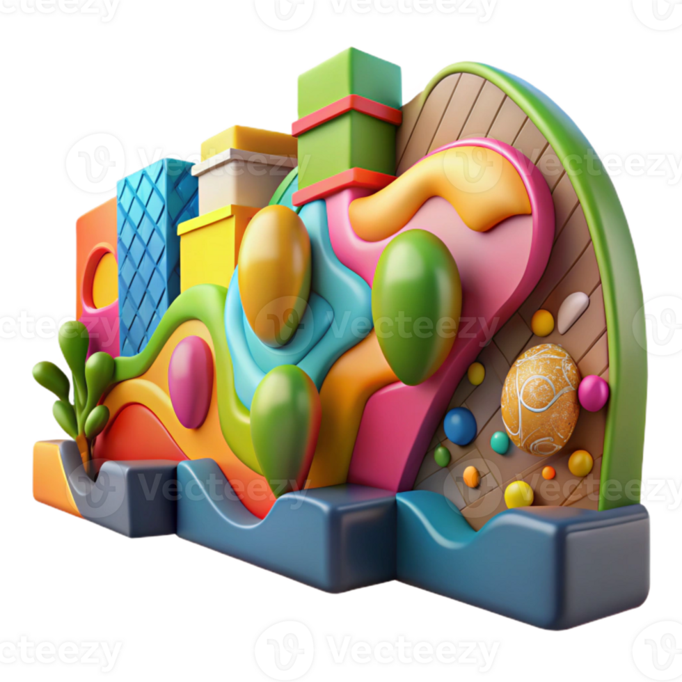 beautiful classic Street Art Mural Colorful Cutout Element original png