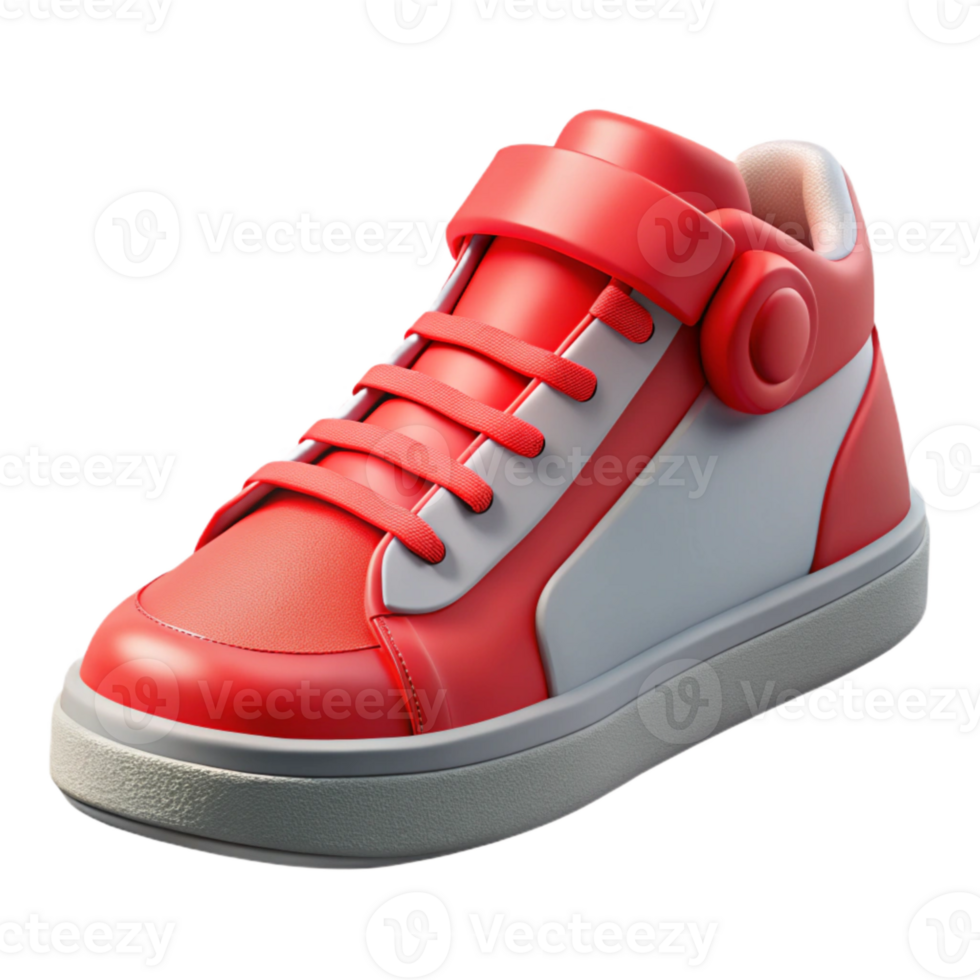 extraordinary classic Street Style Sneakers Red Cutout Element authentic png
