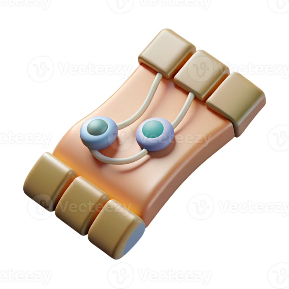 serene creative Stretchable Bio Sensor Array Transparent Background original png