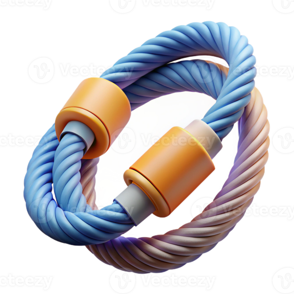 elegant rustic Stretchable Sensor Cable Transparent Background png