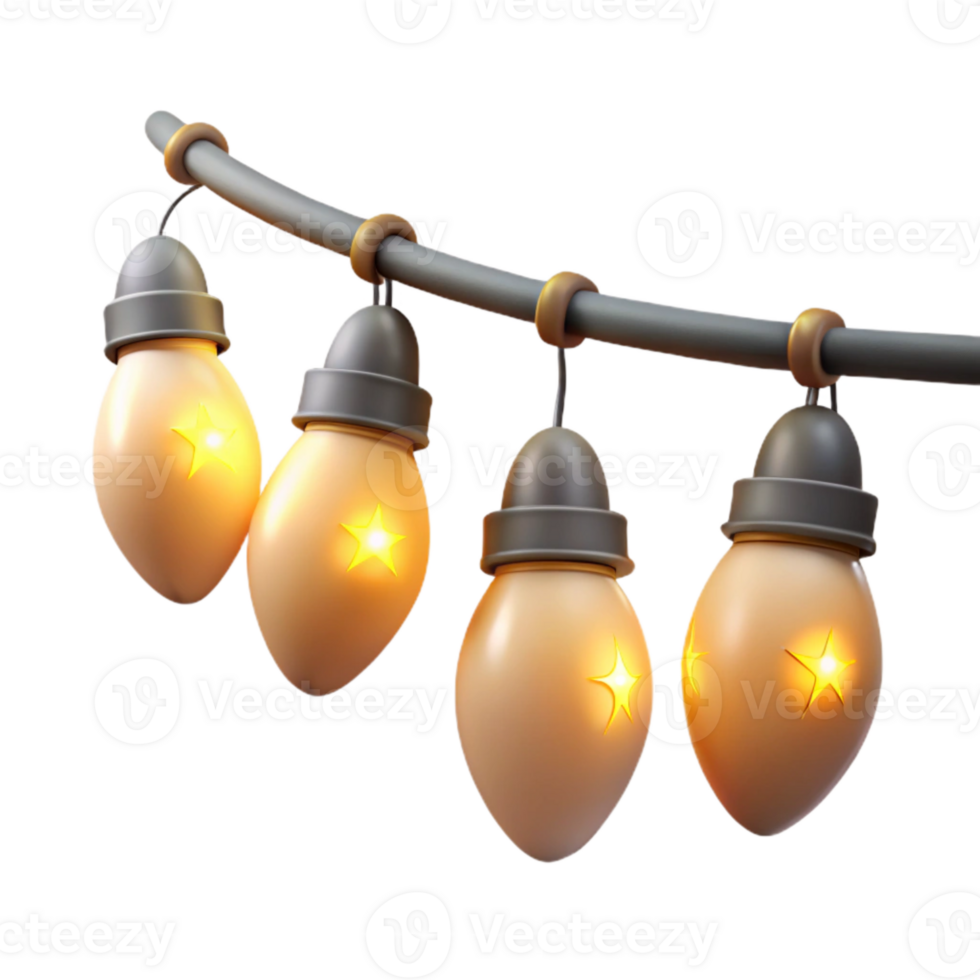 extraordinary traditional String Lights Twinkling Festive Illumination Isolated exclusive png