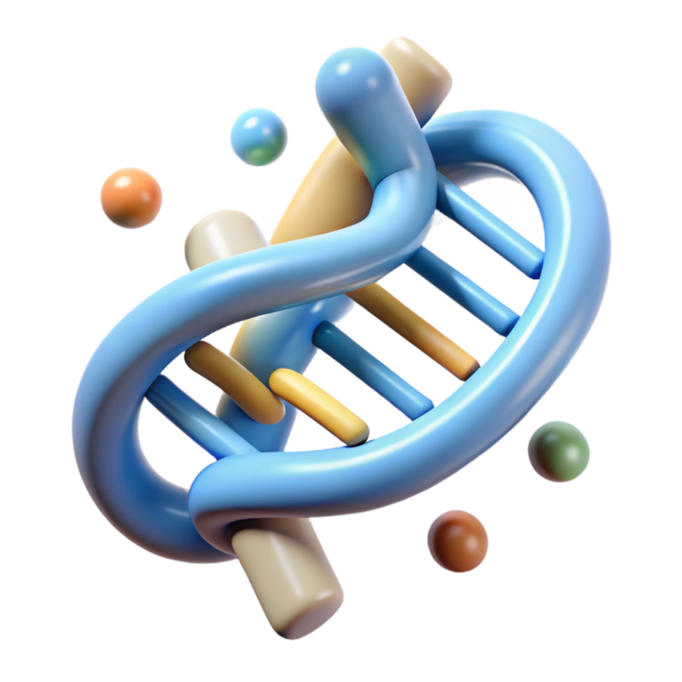 elegant vintage Stylized Dna Data Encoding Process Transparent Background genuine png