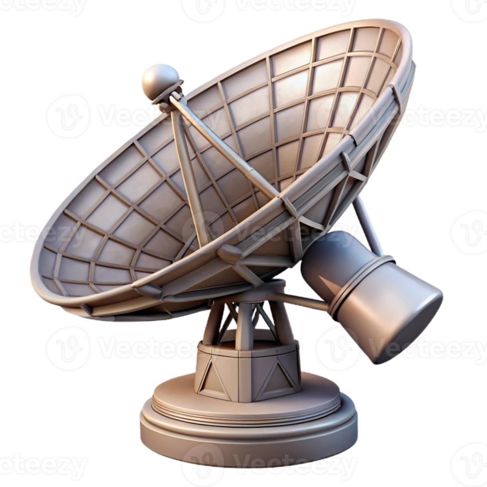dramatic classic Subspace Relay Station Antenna Array Transparent Background detailed png