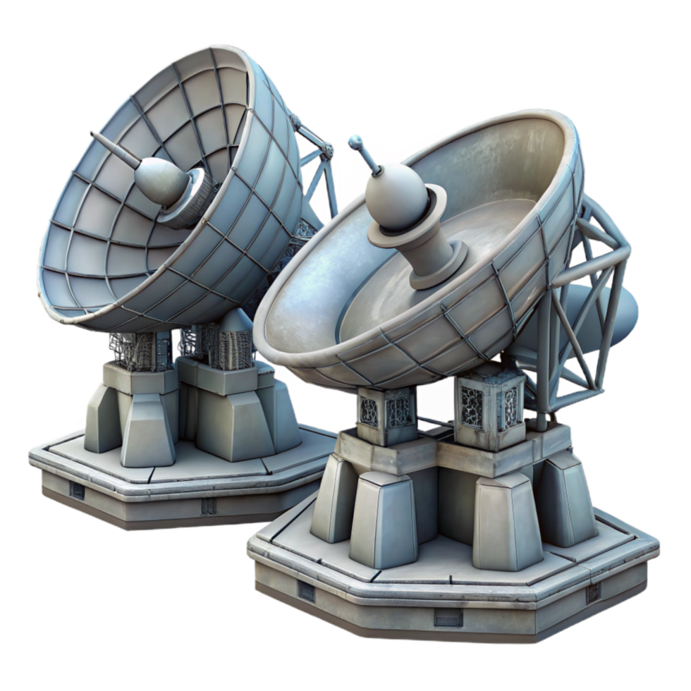 extraordinary rustic Subspace Relay Station Antenna Array Transparent Background high quality png