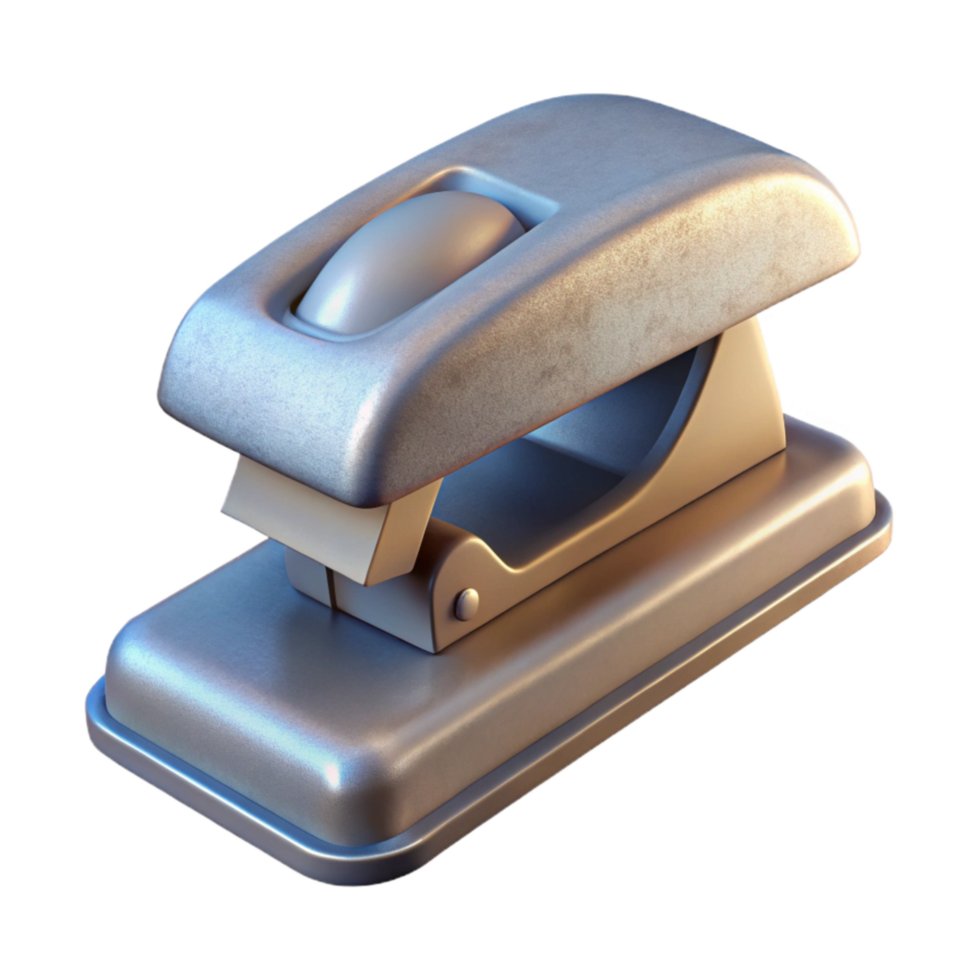 magnificent artistic Subtle Lighting on Hole Punch Isolated original png
