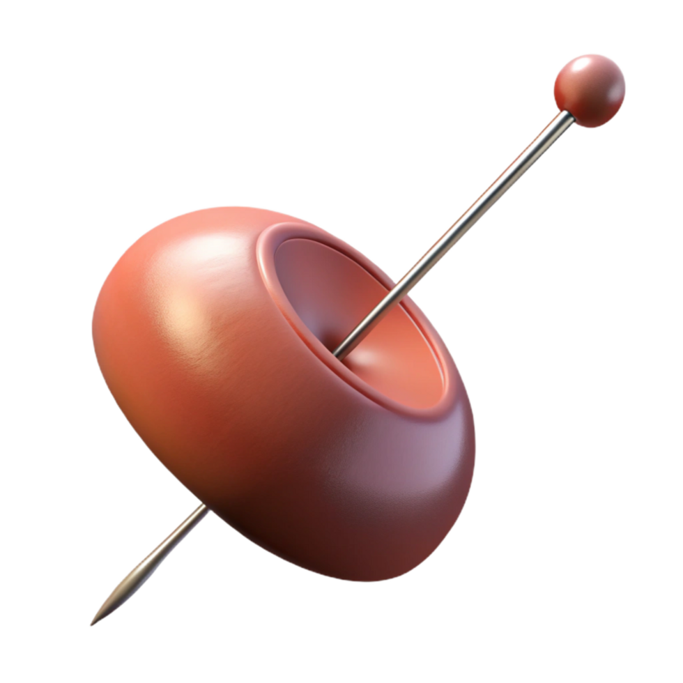 stunning traditional Subtle Lighting on Sewing Needle Isolated premium png