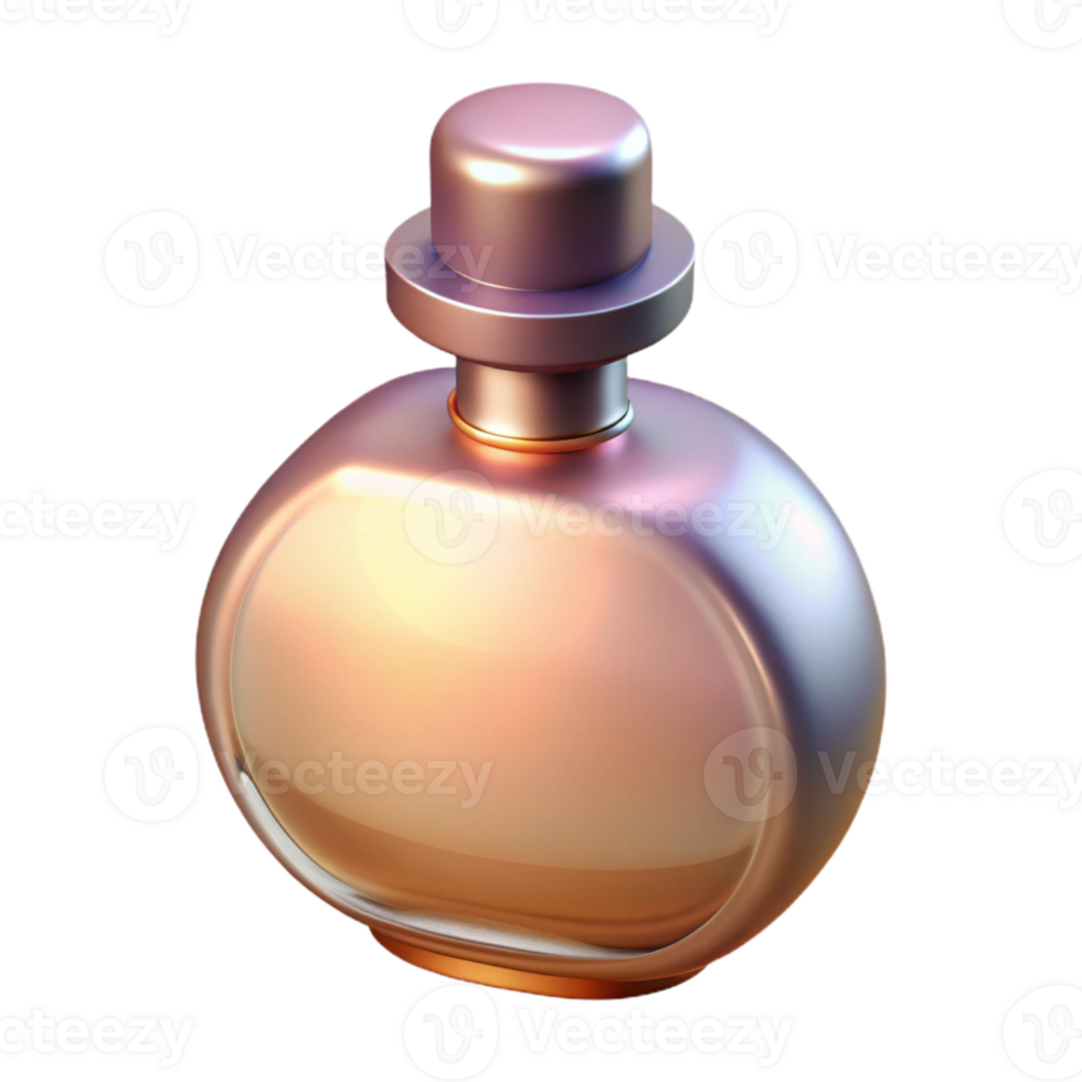 extraordinary traditional Subtle Light on Perfume Bottle Isolated original png