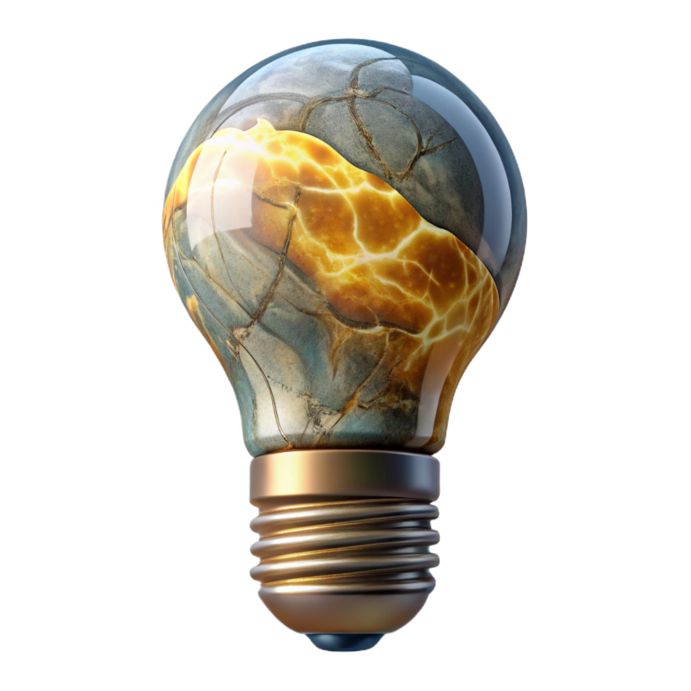 impressive traditional Surreal Lightbulb with Filament Details authentic png