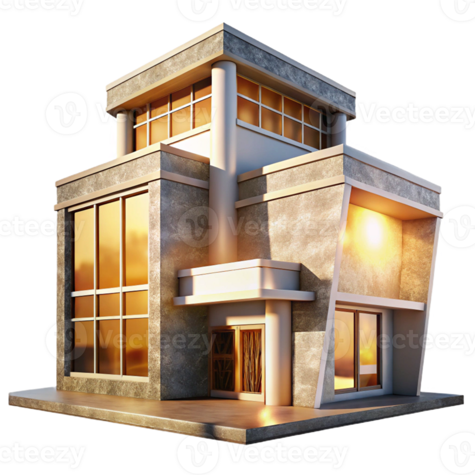 elegant abstract Sustainable Building Design Bright Sunlight Transparent detailed png