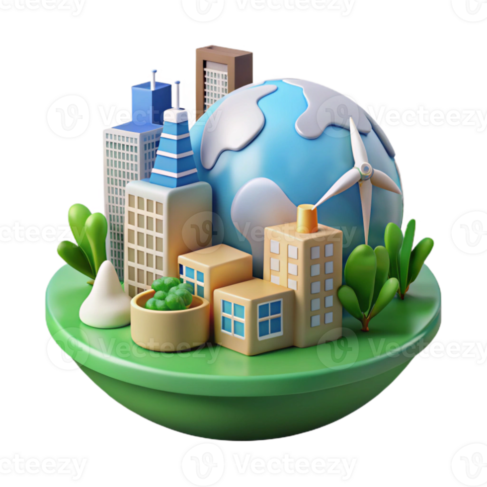 elegant traditional Sustainable City Development Goals Transparent Background high quality png
