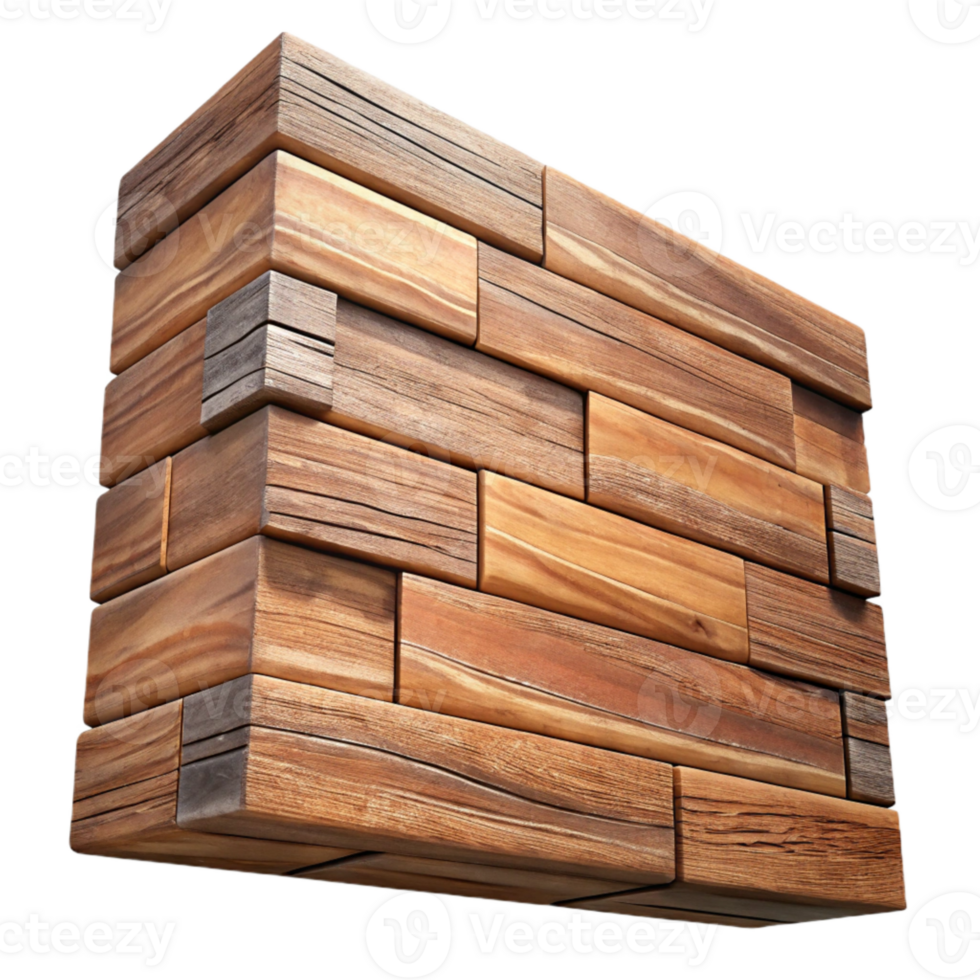 beautiful modern Sustainable Building Material Wood Panel Transparent Background professional png