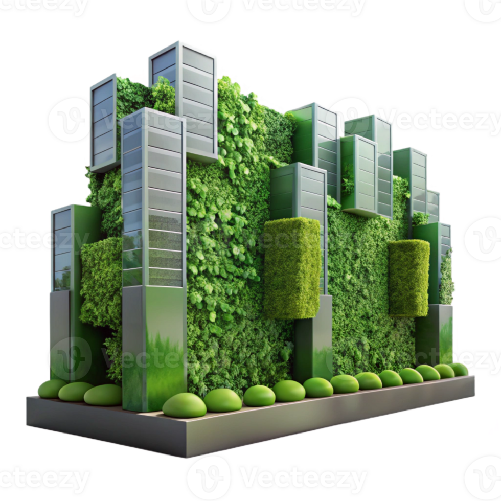 stunning traditional Sustainable City Green Wall Transparent Background png