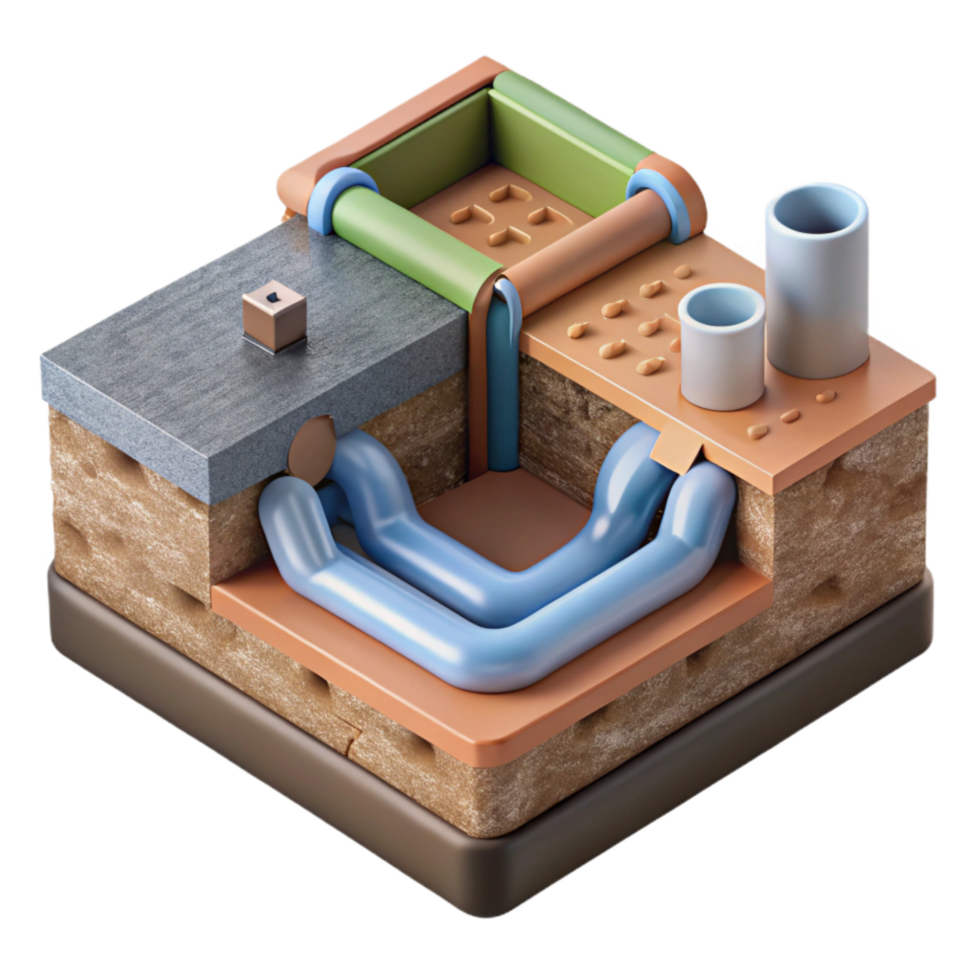 extraordinary minimalist Sustainable Drainage System Diagram Cutout png