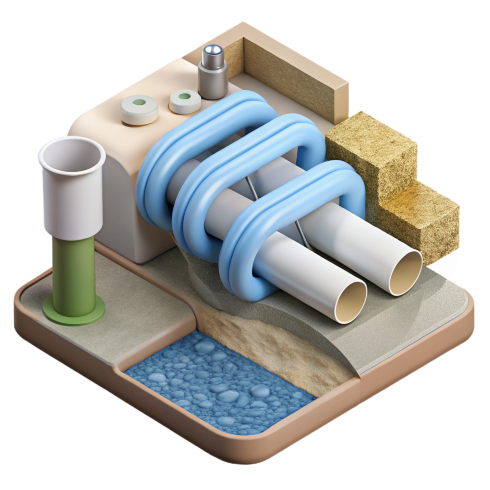 dramatic vintage Sustainable Drainage System Components Diagram Cutout Transparent Background exclusive png