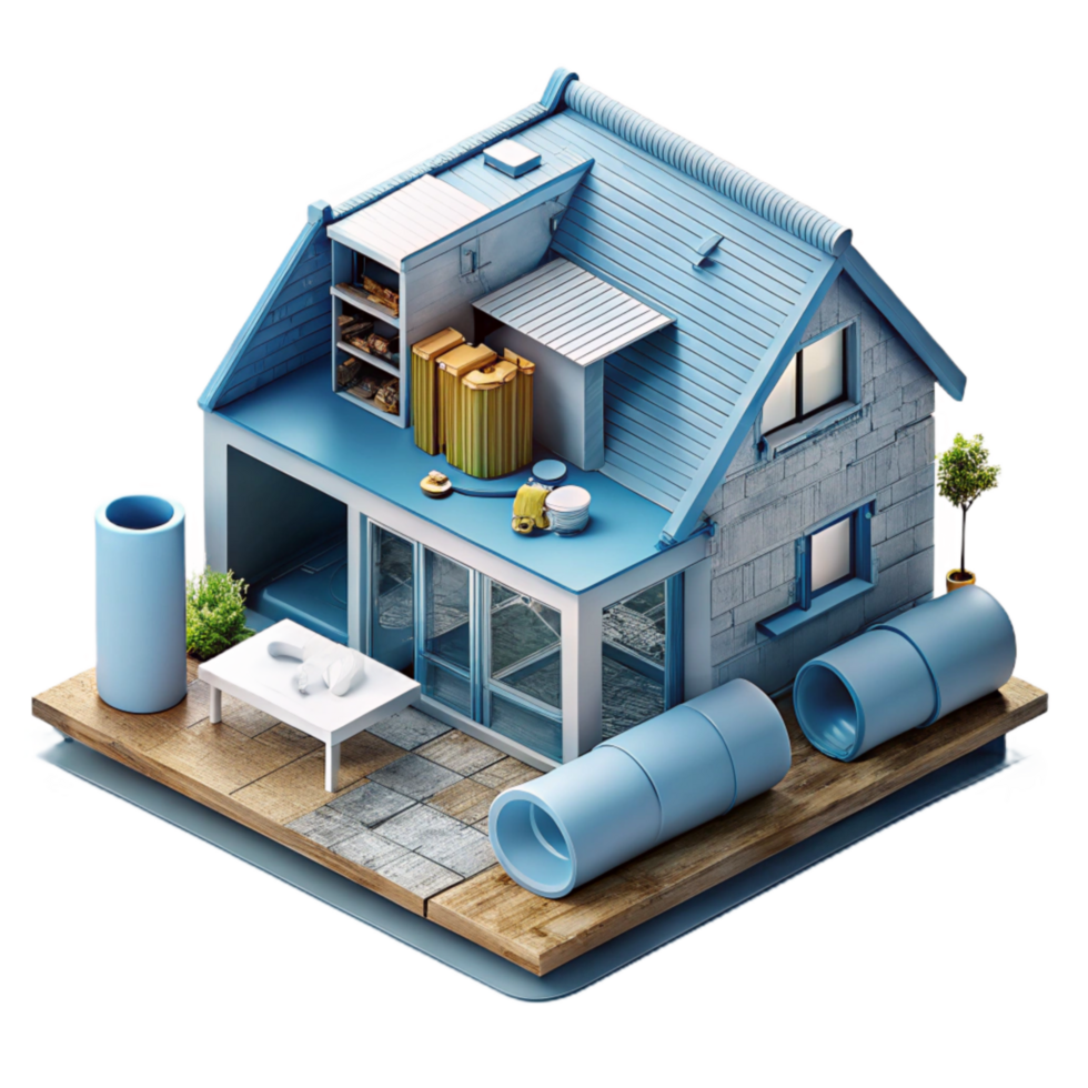 impressive contemporary Sustainable Home Design Blueprint Isolated high resolution png
