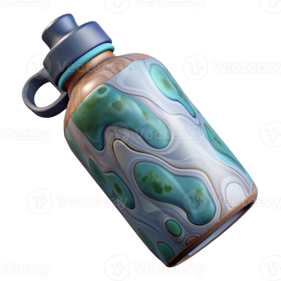 wonderful rustic Sustainable Water Bottle Material Comparison Cutout Transparent Background original png