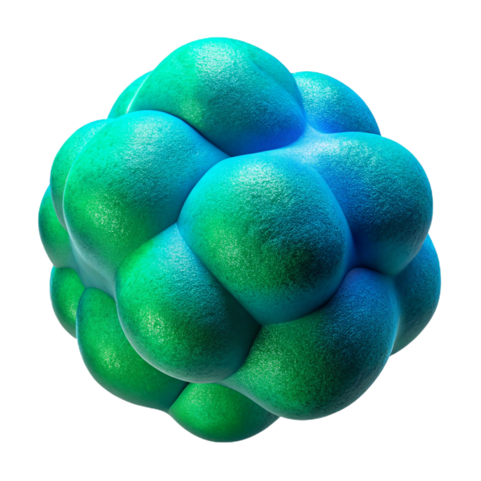 magnificent rustic Synthetically Grown Spirulina Blue Green Hue Transparent Background detailed png