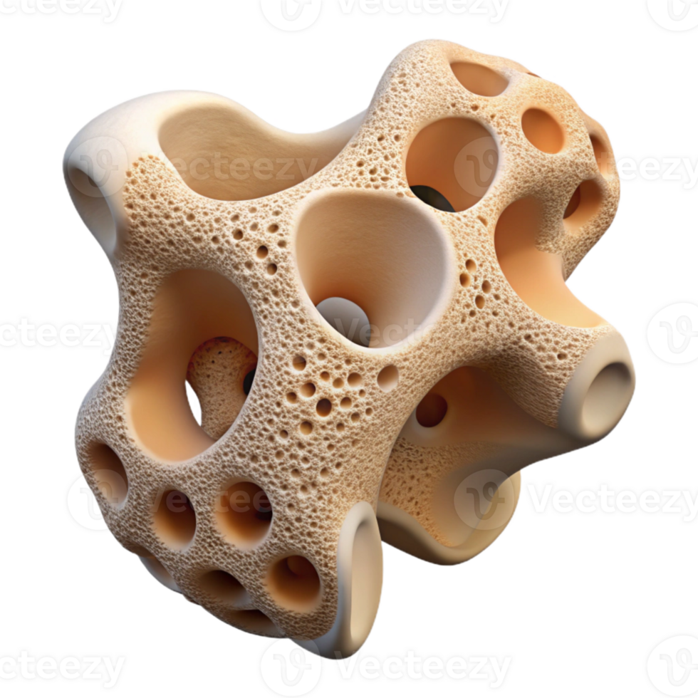wonderful abstract Synthetic Bone Graft Porous Structure Cutout genuine png