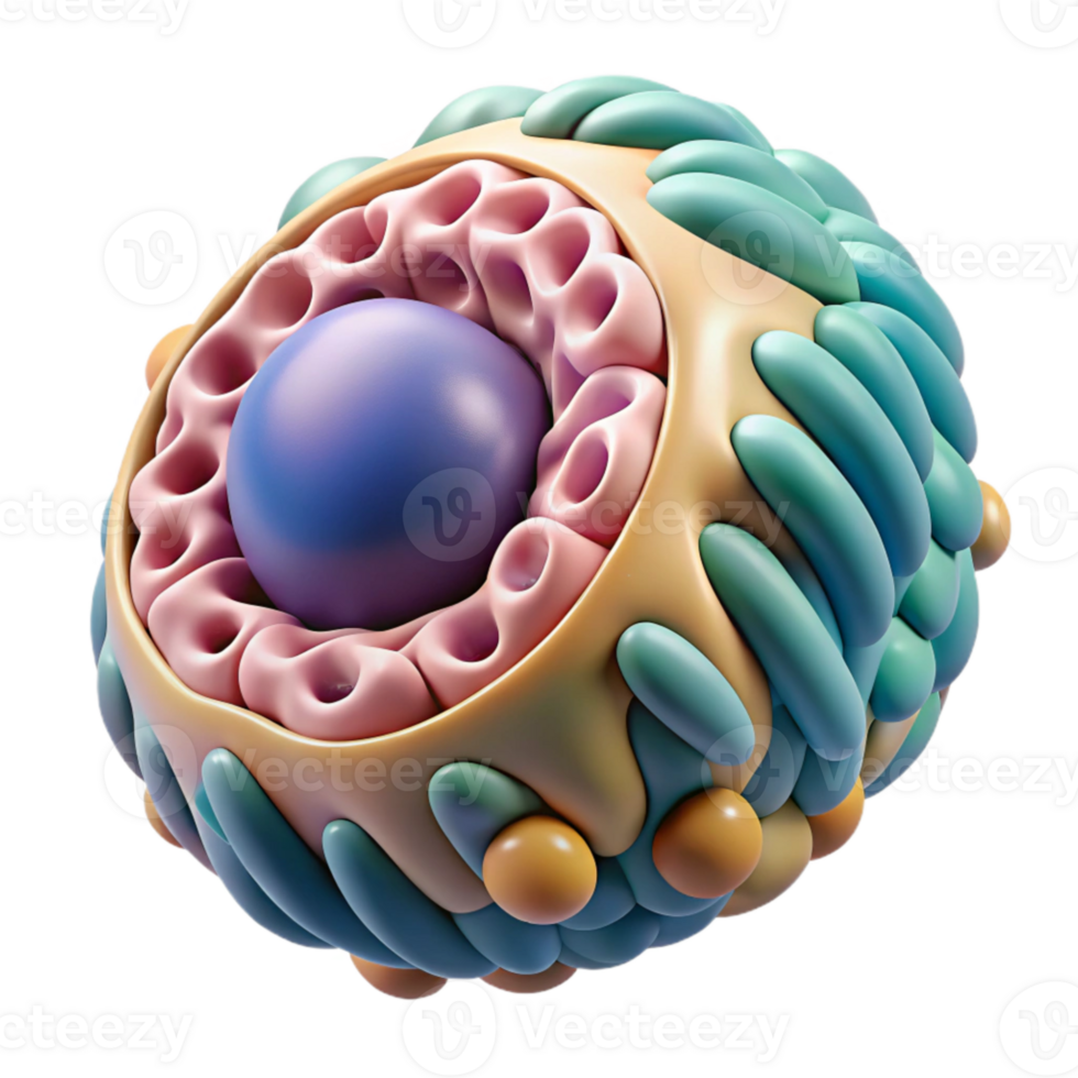 serene rustic Synthetic Cell Membrane Semi Permeable Isolated Element premium png