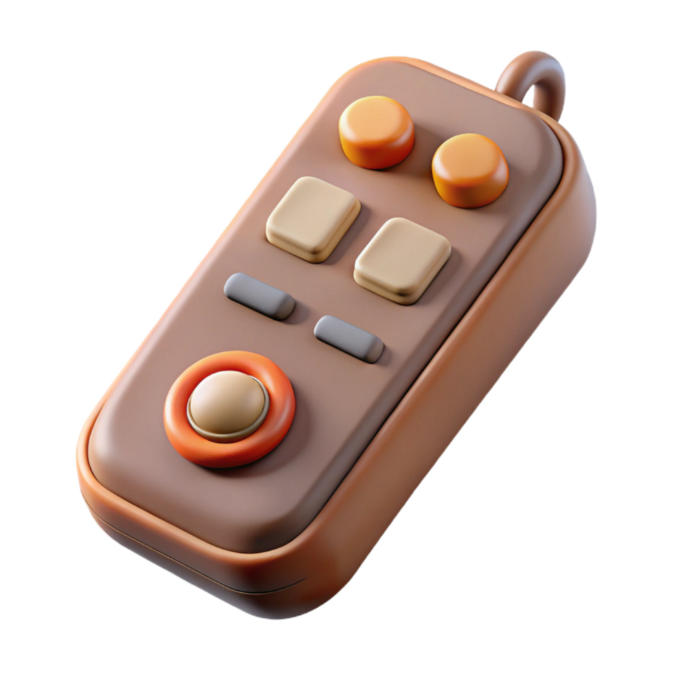 vibrant traditional Teleportation Device Handheld Remote Control Cutout genuine png