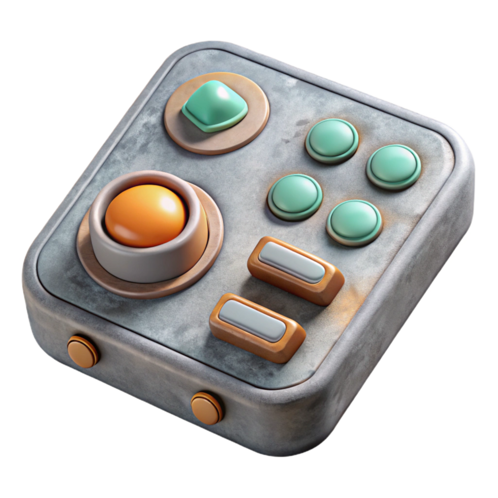 wonderful vintage Teleportation Device Control Panel Buttons and Dials Cutout Element png