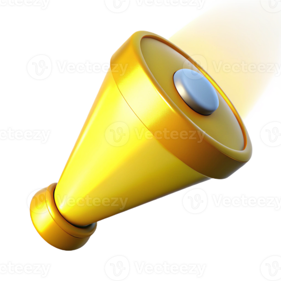 impressive abstract Teleportation Light Beam Yellow Color Isolated Element png