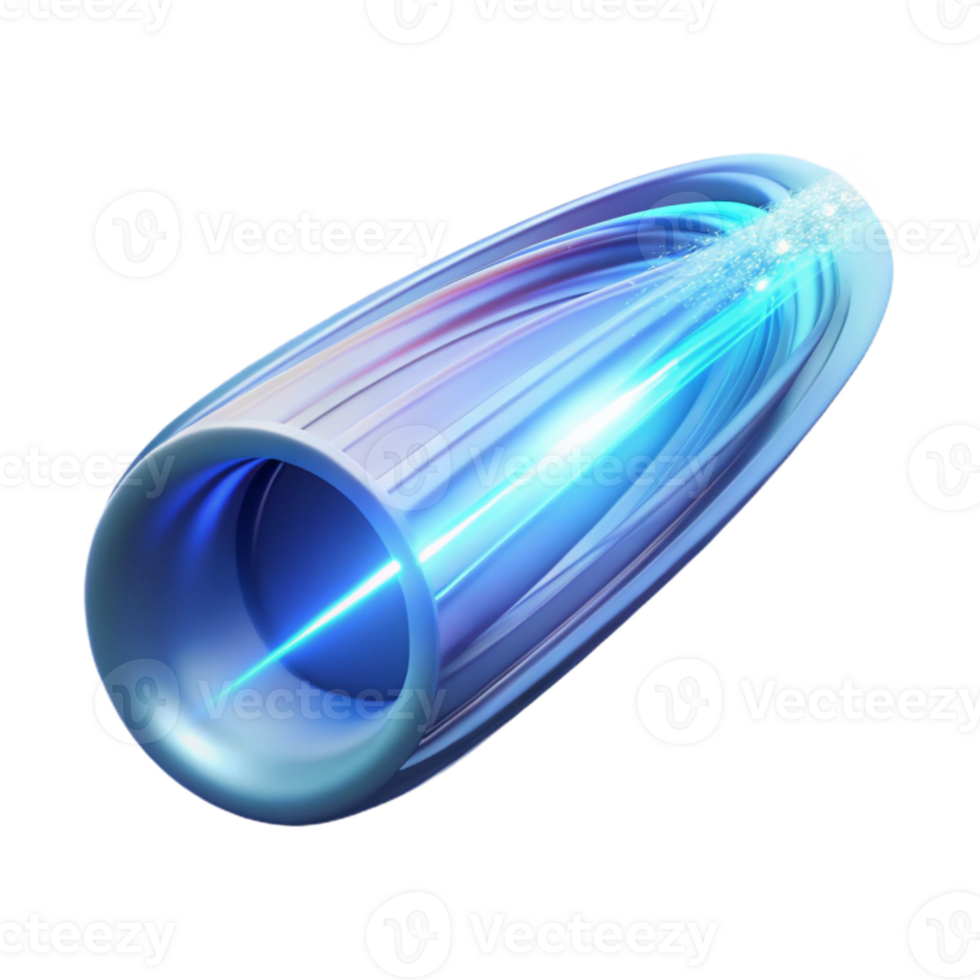 impressive contemporary Teleportation Light Trails Blurred Motion Transparent Background professional png