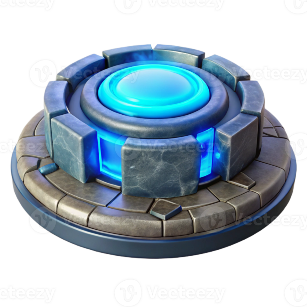 extraordinary rustic Teleportation Platform Activation Sequence Blue Light Cutout Element exclusive png