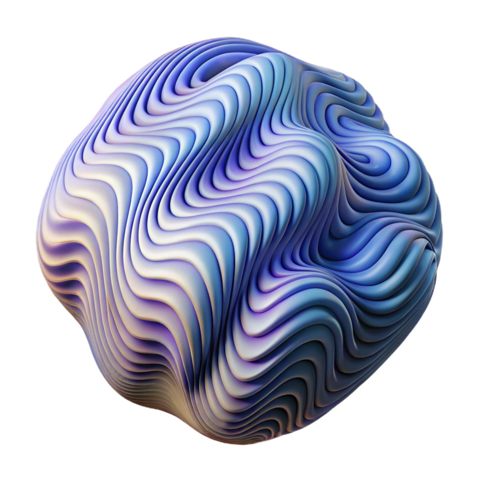 vibrant classic Temporal Anomaly Distortion Effect Wavy Lines Transparent Background high resolution png