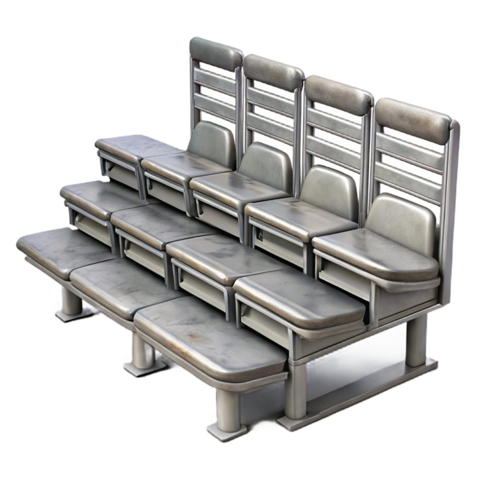 stunning traditional Temporary Bleachers Metal Gray Cutout png